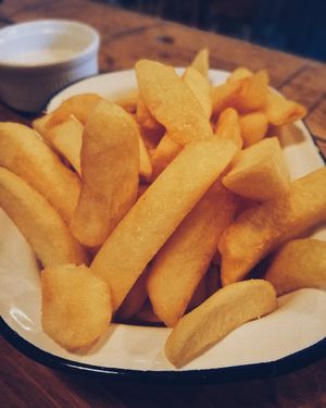 Chips from Karma Kebab in Edinburgh at Karma Kebab in Edinburgh