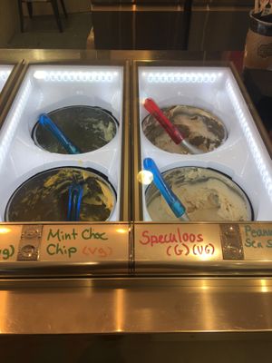 Four vegan gelato options (not sorbets!!) at Boho Gelato - Ship St in Brighton