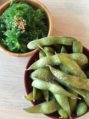 Wakame salad and edamame  at TRN - Giappo  in Caselle Torinese