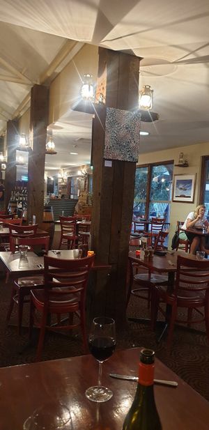 Seating at Bough House Restaurant in Yulara