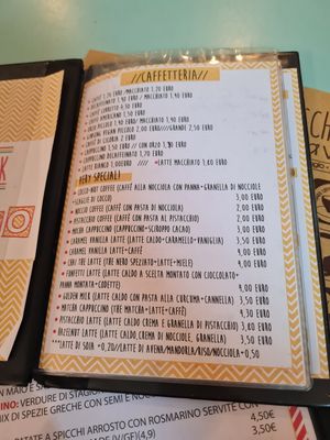 Menu at Zucchero a Velo in Ancona