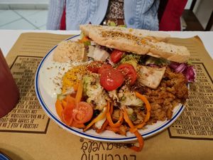 The real middle east plate at Zucchero a Velo in Ancona