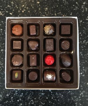 Vegan Easter Selection - 16 Pieces. The chocolates were gone within hours! at Rose City Chocolatier in Martinsburg