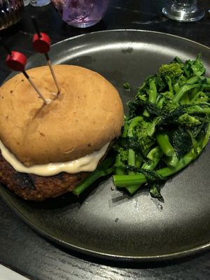 Beyond burger at ArtBar in Cambridge