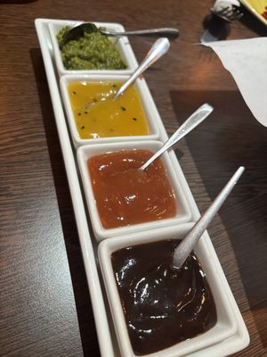 Chutneys   at Vedic in Hyde
