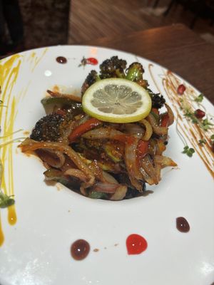 Tandoori broccoli (best we have had)   at Vedic in Hyde