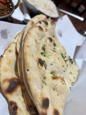 Personalised naan  at Vedic in Hyde
