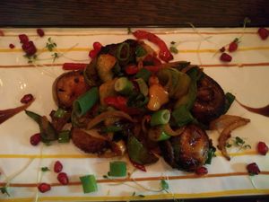 Tandoori mushrooms at Vedic in Hyde