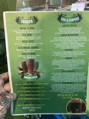 Menu4  at Beyond Vegan Cell Food in Portsmouth