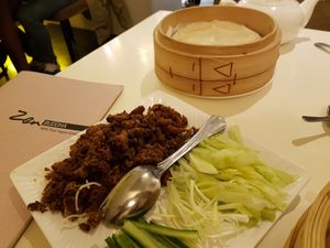 Veggie lamb at Zen Buddha in North West London