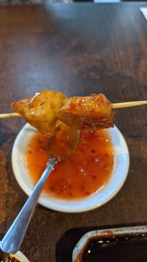 Satay chick'n at Zen Buddha in North West London