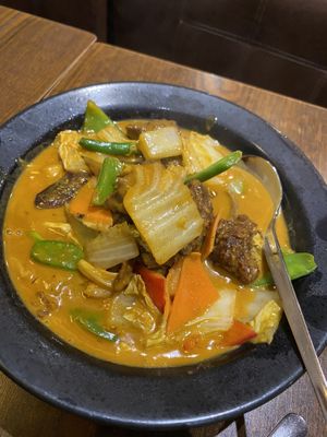 V-Lamb Thai Red Curry   at Zen Buddha in North West London