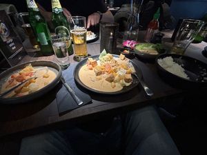 Tofu red curry with ricee  at Wokshop - Kgs Nytorv in Copenhagen