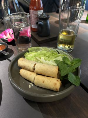 Vegan spring rolls   at Wokshop - Kgs Nytorv in Copenhagen