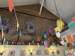 Traditional decor  at Cafe do Alto in Rio De Janeiro