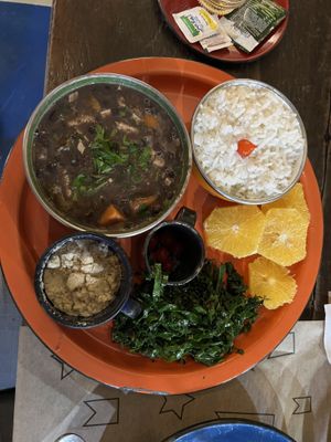 Feijoada  at Cafe do Alto in Rio De Janeiro