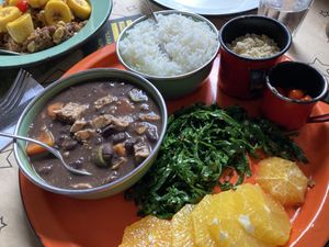 Feijoada  at Cafe do Alto in Rio De Janeiro