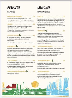 Veg options   at Cafe do Alto in Rio De Janeiro