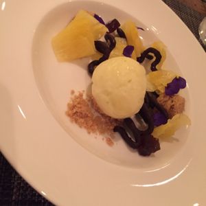 desert at Vanilla Black in London