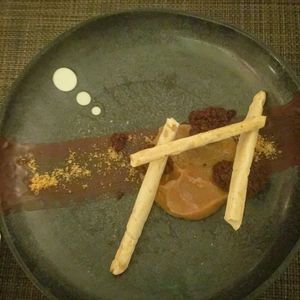 Peanut butter cheesecake at Vanilla Black in London