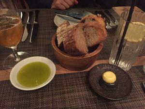 brad service at Vanilla Black in London