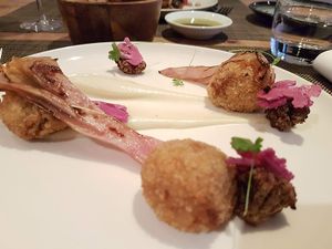 main course, lunch menu at Vanilla Black in London