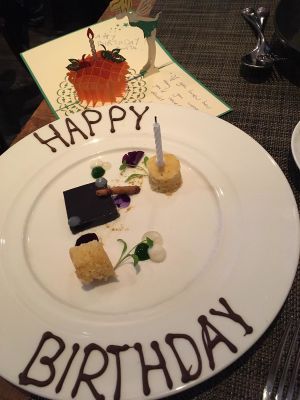 A little surprise from the kitchen   at Vanilla Black in London