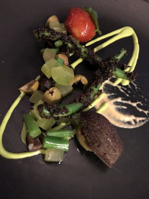 second course  at Vanilla Black in London