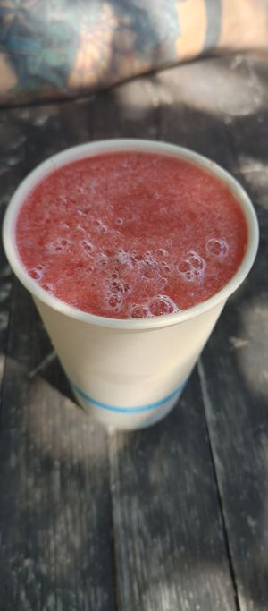 Watermelon slushiest at The Peaceful Palate in Eugene