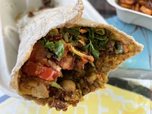 Walnut burrito  at The Peaceful Palate in Eugene