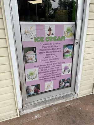 Vegan ice cream flavors at Living Right Health Bar in Naugatuck