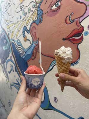   at Scoops in La Jolla