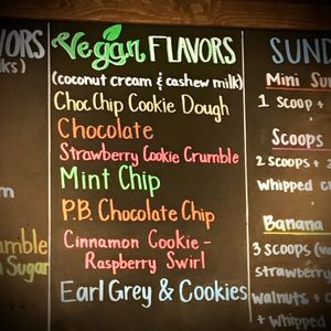 One flavor better than the other! at Scoops in La Jolla