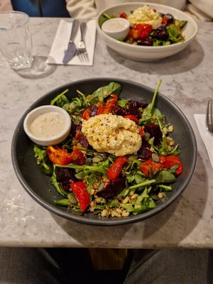 Vegan Buddha Bowl with creamy humus at Milano - Dawson St in Dublin