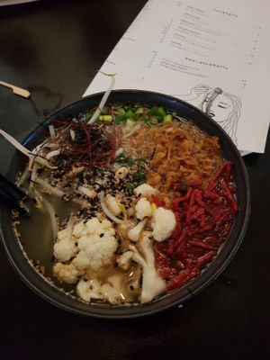 Cauliflower and onion Ramen at I Like Ramen in Fortitude Valley
