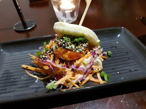 'Prawn' bao at I Like Ramen in Fortitude Valley