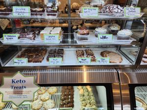 Displayed vegan treats, under the Dairy-free. at Cole's in Spokane