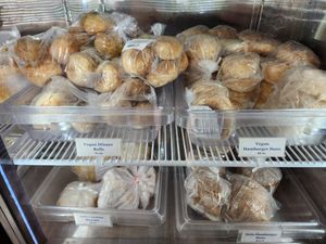 Refrigerated vegan rolls at Cole's in Spokane