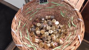 Jars of sweets at Zuckerlwerkstatt in Vienna