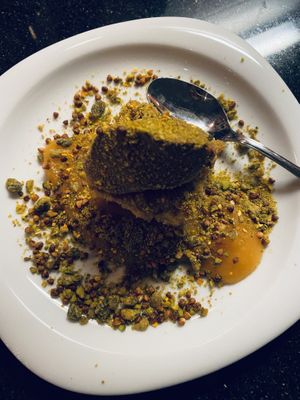 Zoet zuur dessert at Bonboon in Amsterdam