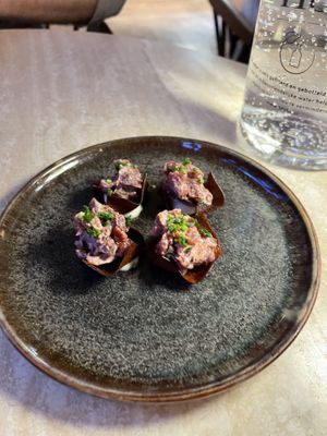 Beetroot amuse   at Bonboon in Amsterdam