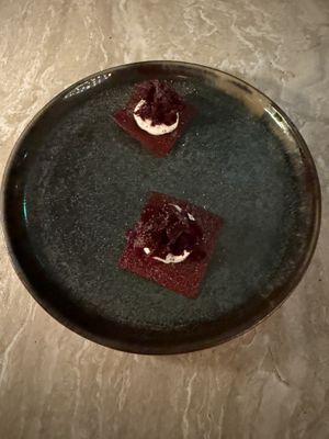 Finger food before starting   at Bonboon in Amsterdam