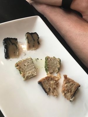 Vegan cheese platter at Bonboon in Amsterdam