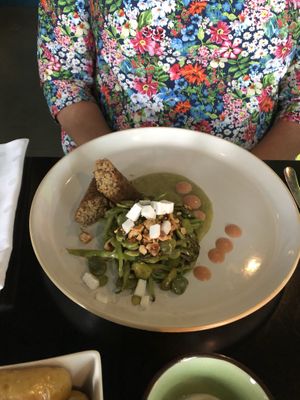 This one wasn’t gluten free - seitan sausage at Bonboon in Amsterdam