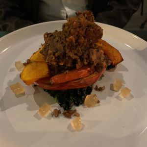 Gerookte pompoen at Bonboon in Amsterdam