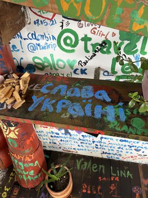 🇺🇦   at Namaste Vegan Food in Guatape