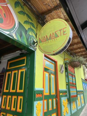   at Namaste Vegan Food in Guatape