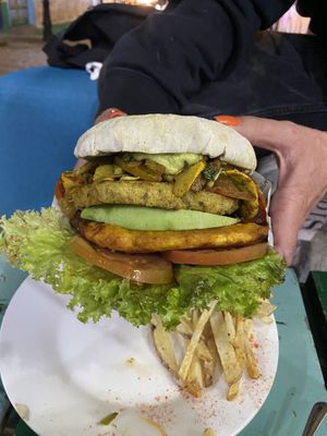 Burger  at Namaste Vegan Food in Guatape