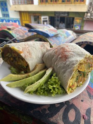 Wrap  at Namaste Vegan Food in Guatape