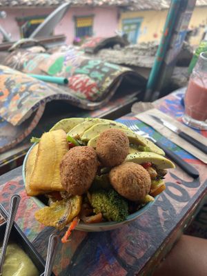   at Namaste Vegan Food in Guatape